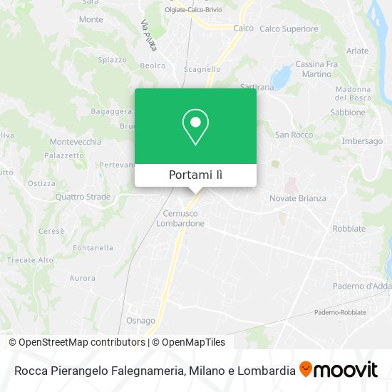 Mappa Rocca Pierangelo Falegnameria