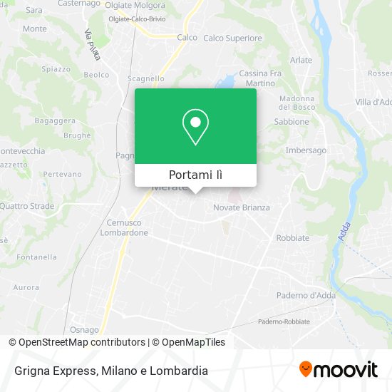 Mappa Grigna Express