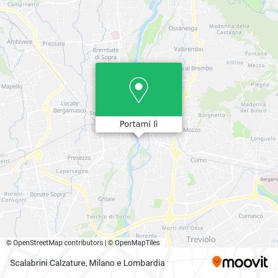 Mappa Scalabrini Calzature