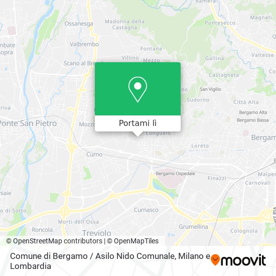 Mappa Comune di Bergamo / Asilo Nido Comunale