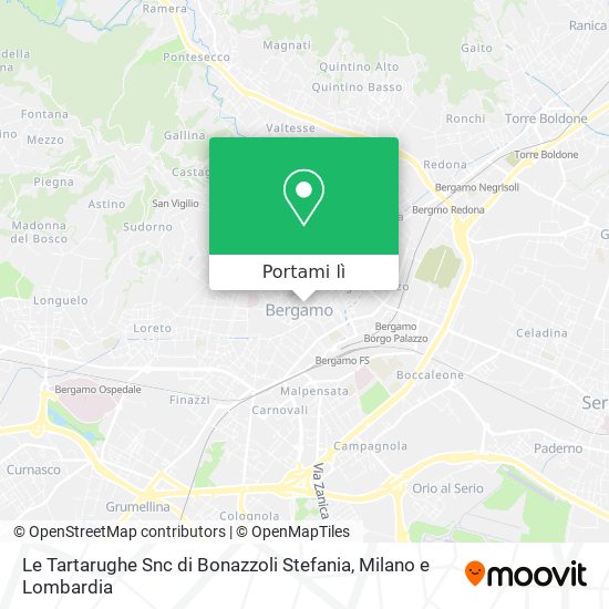 Mappa Le Tartarughe Snc di Bonazzoli Stefania
