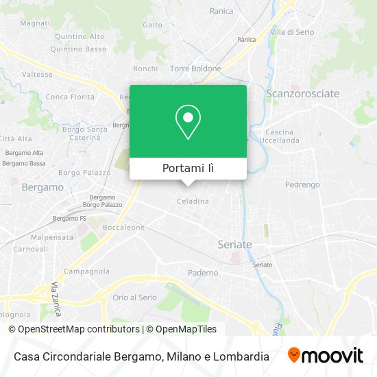 Mappa Casa Circondariale Bergamo
