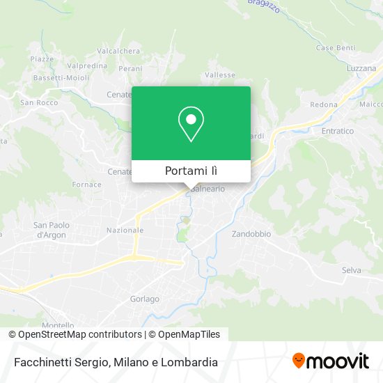 Mappa Facchinetti Sergio