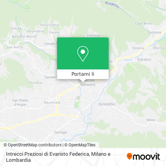 Mappa Intrecci Preziosi di Evaristo Federica