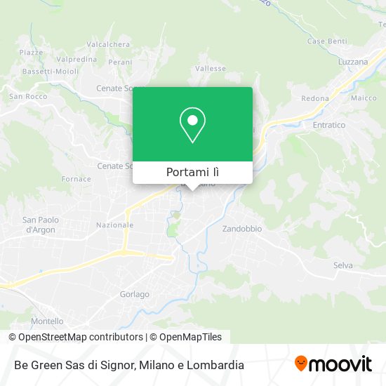 Mappa Be Green Sas di Signor