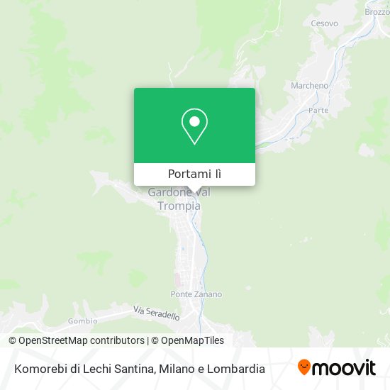 Mappa Komorebi di Lechi Santina