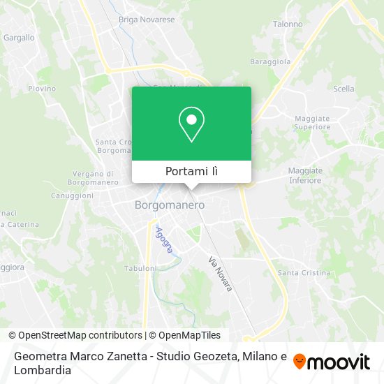 Mappa Geometra Marco Zanetta - Studio Geozeta