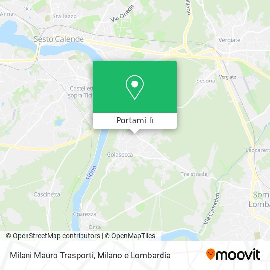 Mappa Milani Mauro Trasporti