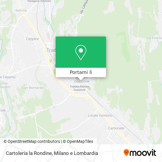 Mappa Cartoleria la Rondine