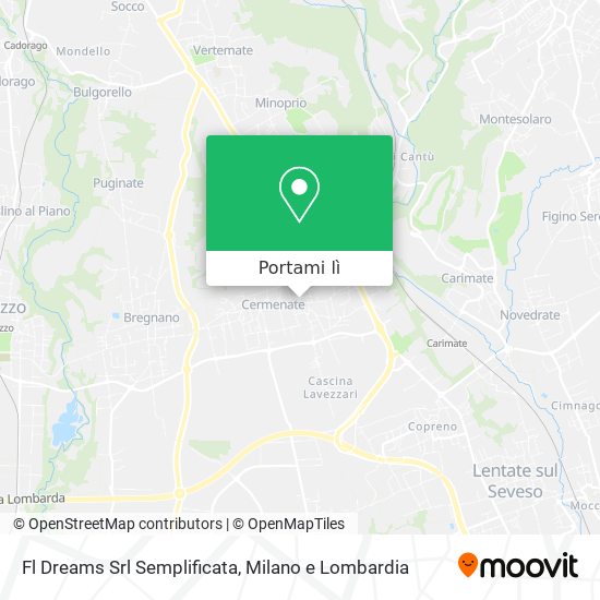 Mappa Fl Dreams Srl Semplificata