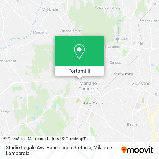 Mappa Studio Legale Avv. Panebianco Stefania