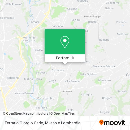 Mappa Ferrario Giorgio Carlo