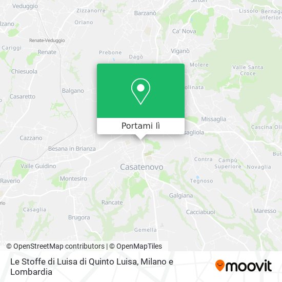Mappa Le Stoffe di Luisa di Quinto Luisa