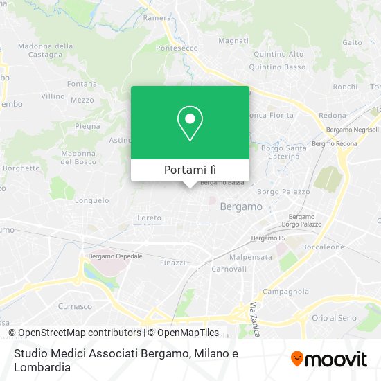 Mappa Studio Medici Associati Bergamo