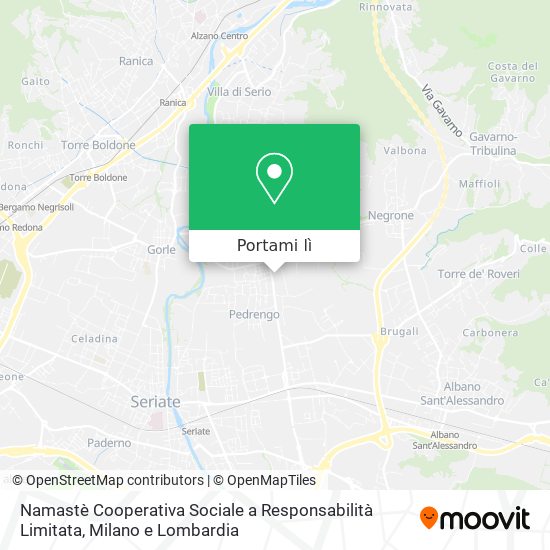 Mappa Namastè Cooperativa Sociale a Responsabilità Limitata