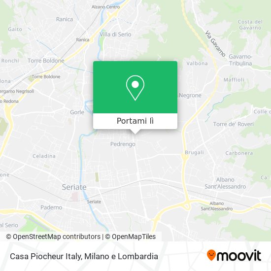 Mappa Casa Piocheur Italy