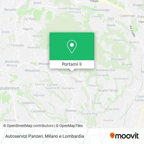 Mappa Autoservizi Panzeri