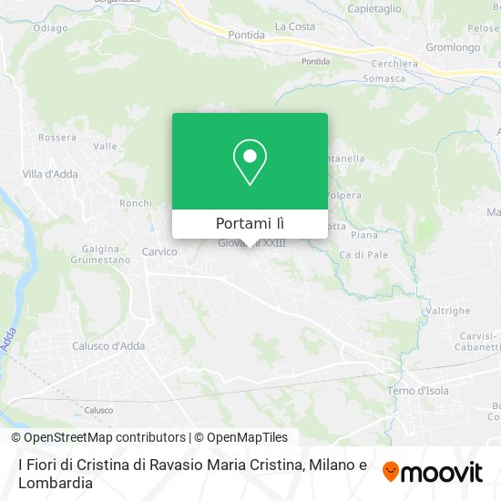 Mappa I Fiori di Cristina di Ravasio Maria Cristina