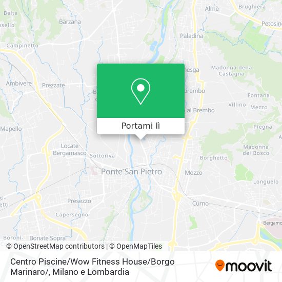 Mappa Centro Piscine / Wow Fitness House / Borgo Marinaro/