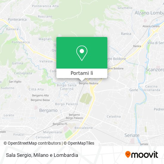 Mappa Sala Sergio
