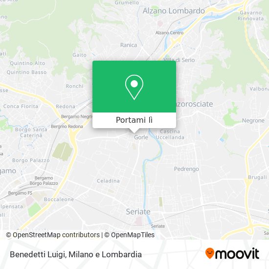 Mappa Benedetti Luigi
