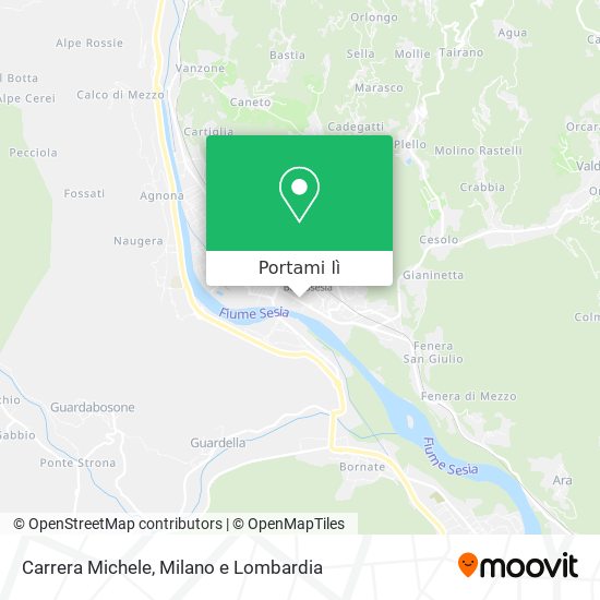 Mappa Carrera Michele