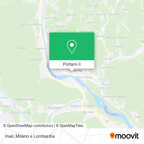 Mappa Inail