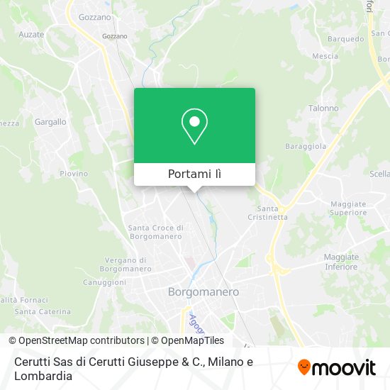 Mappa Cerutti Sas di Cerutti Giuseppe & C.