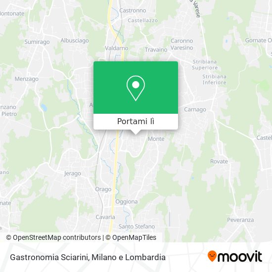 Mappa Gastronomia Sciarini