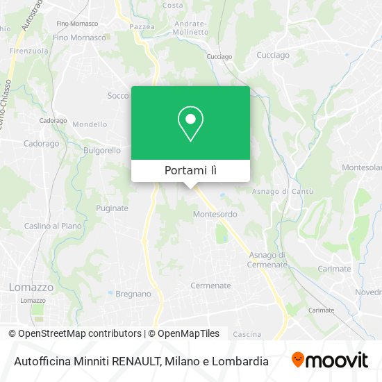 Mappa Autofficina Minniti RENAULT