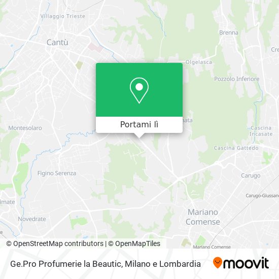 Mappa Ge.Pro Profumerie la Beautic