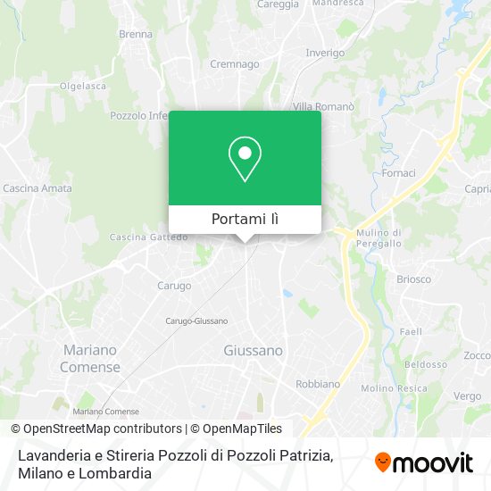 Mappa Lavanderia e Stireria Pozzoli di Pozzoli Patrizia