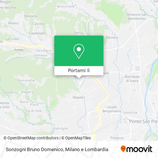 Mappa Sonzogni Bruno Domenico