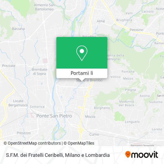 Mappa S.F.M. dei Fratelli Ceribelli