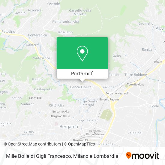 Mappa Mille Bolle di Gigli Francesco
