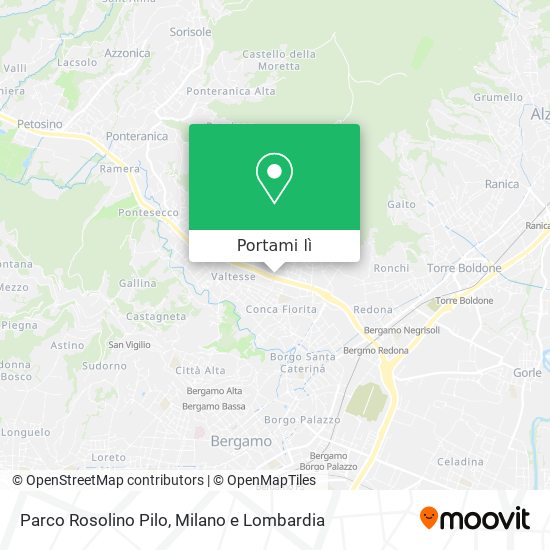 Mappa Parco Rosolino Pilo