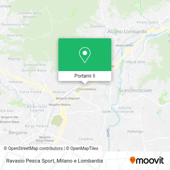 Mappa Ravasio Pesca Sport