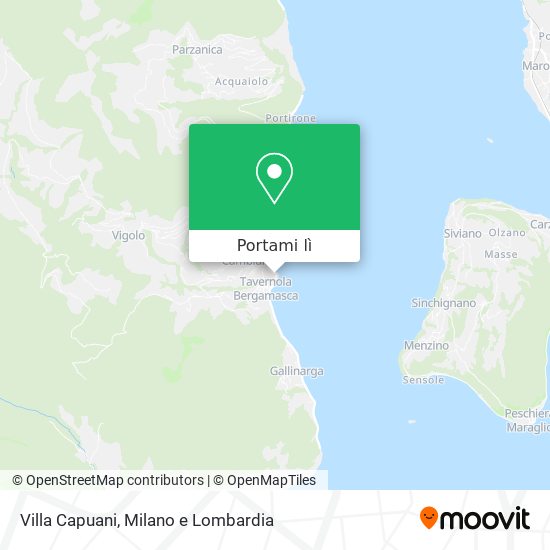 Mappa Villa Capuani