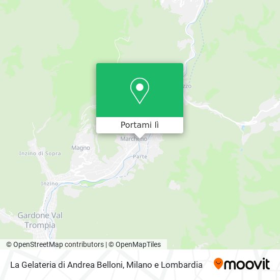 Mappa La Gelateria di Andrea Belloni