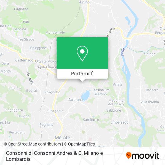 Mappa Consonni di Consonni Andrea & C