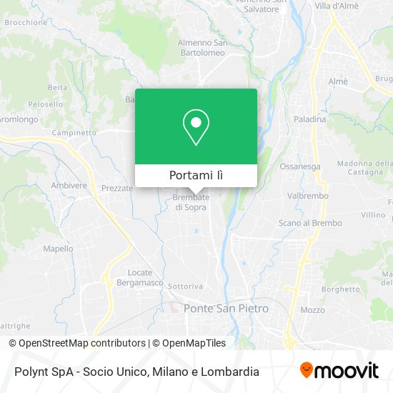Mappa Polynt SpA - Socio Unico