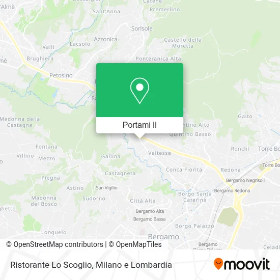 Mappa Ristorante Lo Scoglio