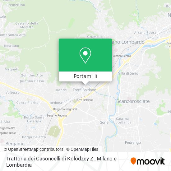 Mappa Trattoria dei Casoncelli di Kolodzey Z.
