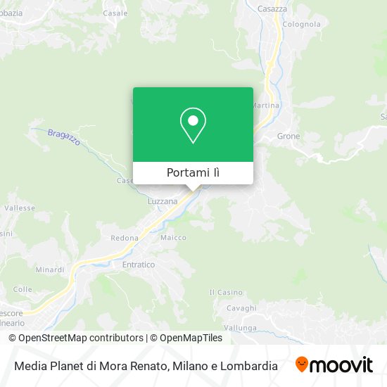 Mappa Media Planet di Mora Renato