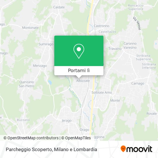 Mappa Parcheggio Scoperto