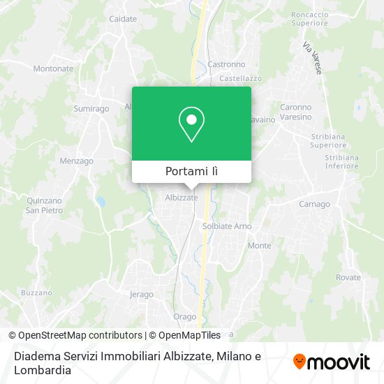 Mappa Diadema Servizi Immobiliari Albizzate