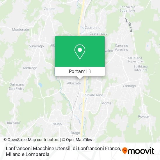 Mappa Lanfranconi Macchine Utensili di Lanfranconi Franco