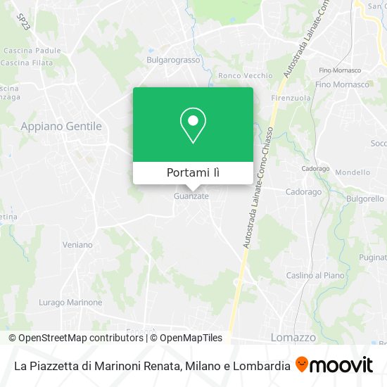 Mappa La Piazzetta di Marinoni Renata