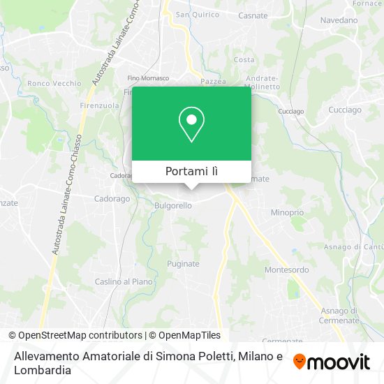 Mappa Allevamento Amatoriale di Simona Poletti