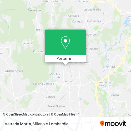 Mappa Vetreria Motta